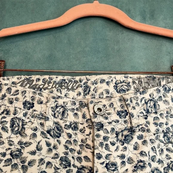 Madewell Skinny Ankle Floral Jeans - Picture 2 of 7